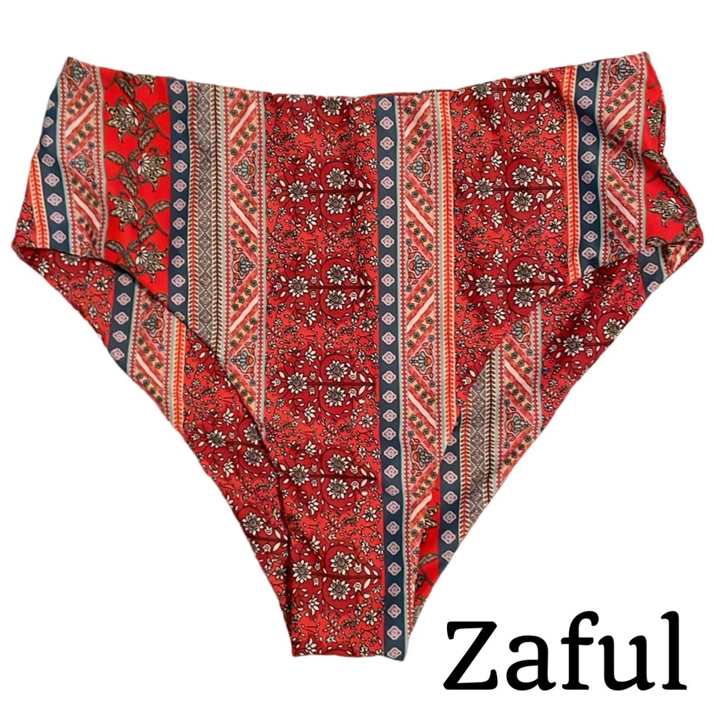 Zaful Forever Young High Waist Bikini Bottom Size 12